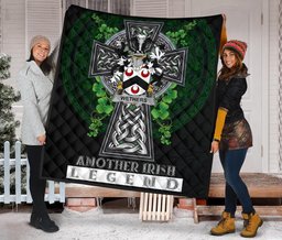 ScotsTee Shop Irish Wethers Coat of Arms Family Crest Ireland Quilt Ireland Legend Quilt