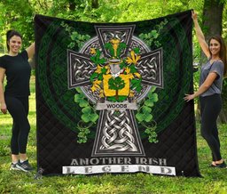 ScotsTee Shop Irish Woods Coat of Arms Family Crest Ireland Quilt Ireland Legend Quilt