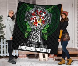ScotsTee Shop Irish McGrath or McGraw Coat of Arms Family Crest Ireland Quilt Ireland Legend Quilt