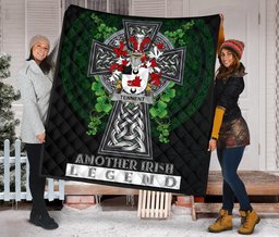 ScotsTee Shop Irish Tennent Coat of Arms Family Crest Ireland Quilt Ireland Legend Quilt