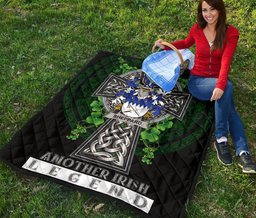 ScotsTee Shop Irish Sheppard Coat of Arms Family Crest Ireland Quilt Ireland Legend Quilt