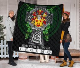 ScotsTee Shop Irish Worthing Coat of Arms Family Crest Ireland Quilt Ireland Legend Quilt