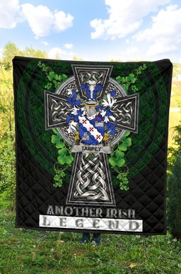 ScotsTee Shop Irish Tarpey Coat of Arms Family Crest Ireland Quilt Ireland Legend Quilt