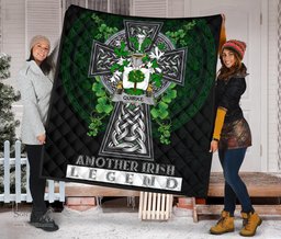ScotsTee Shop Irish Quirke or O'Quirke Coat of Arms Family Crest Ireland Quilt Ireland Legend Quilt