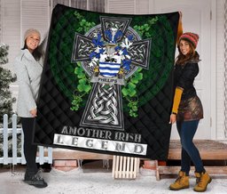 ScotsTee Shop Irish Phillips Coat of Arms Family Crest Ireland Quilt Ireland Legend Quilt