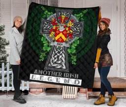 ScotsTee Shop Irish Rich Coat of Arms Family Crest Ireland Quilt Ireland Legend Quilt