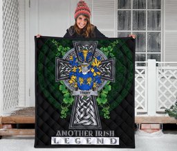 ScotsTee Shop Irish Trehy or O'Trehy Coat of Arms Family Crest Ireland Quilt Ireland Legend Quilt