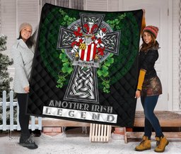 ScotsTee Shop Irish Ruthven Coat of Arms Family Crest Ireland Quilt Ireland Legend Quilt