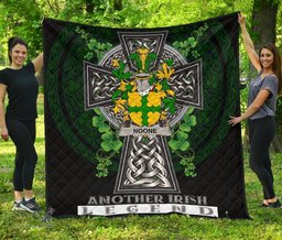 ScotsTee Shop Irish Noone or O'Noone Coat of Arms Family Crest Ireland Quilt Ireland Legend Quilt