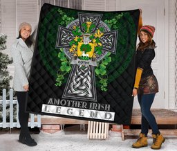 ScotsTee Shop Irish Rothe Coat of Arms Family Crest Ireland Quilt Ireland Legend Quilt