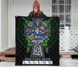 ScotsTee Shop Irish Shanley or McShanly Coat of Arms Family Crest Ireland Quilt Ireland Legend Quilt