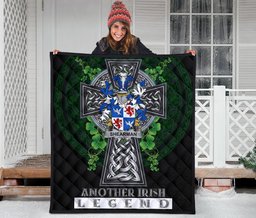 ScotsTee Shop Irish Shearman Coat of Arms Family Crest Ireland Quilt Ireland Legend Quilt