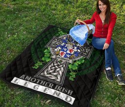 ScotsTee Shop Irish Shearman Coat of Arms Family Crest Ireland Quilt Ireland Legend Quilt
