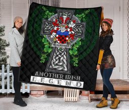 ScotsTee Shop Irish Micklethwait Coat of Arms Family Crest Ireland Quilt Ireland Legend Quilt