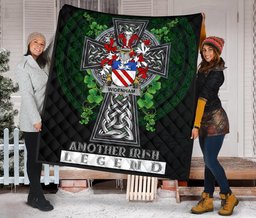 ScotsTee Shop Irish Widenham Coat of Arms Family Crest Ireland Quilt Ireland Legend Quilt