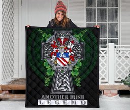 ScotsTee Shop Irish Widenham Coat of Arms Family Crest Ireland Quilt Ireland Legend Quilt