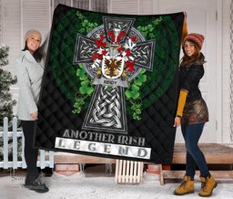 ScotsTee Shop Irish Reidy or O'Reidy Coat of Arms Family Crest Ireland Quilt Ireland Legend Quilt