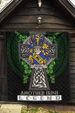 ScotsTee Shop Irish Tuthill Coat of Arms Family Crest Ireland Quilt Ireland Legend Quilt