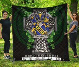 ScotsTee Shop Irish Tuthill Coat of Arms Family Crest Ireland Quilt Ireland Legend Quilt