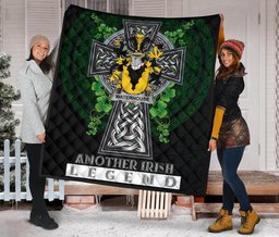 ScotsTee Shop Irish Waterhouse Coat of Arms Family Crest Ireland Quilt Ireland Legend Quilt