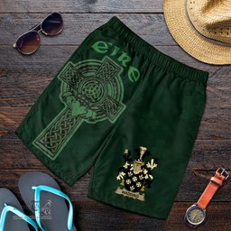 ScotsTee Shop Irish Wadding Coat of Arms Irish Mens Short Irish Cross with Celtic Knot and Claddagh Ring