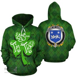 ScotsTee Shop Irish House Of Carbery Coat of Arms Ireland Hoodie Kiss Me I'm Irish Hoodie