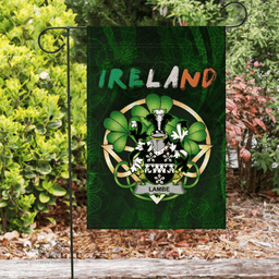 ScotsTee Shop Irish Lambe Coat of Arms Irish Pride Garden Flag Irish Shamrock Flag