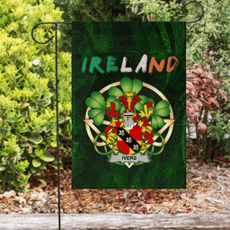 ScotsTee Shop Irish Ivers Coat of Arms Irish Pride Garden Flag Irish Shamrock Flag
