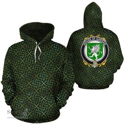 ScotsTee Shop Irish Dargan Coat of Arms Family Crest Ireland Hoodie Irish Gold Symbol Hoodie