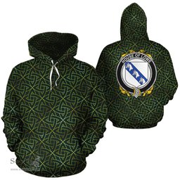 ScotsTee Shop Irish Lowe Coat of Arms Family Crest Ireland Hoodie Irish Gold Symbol Hoodie