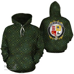 ScotsTee Shop Irish McGrath Coat of Arms Family Crest Ireland Hoodie Irish Gold Symbol Hoodie