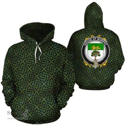 ScotsTee Shop Irish Murphy Wexford Coat of Arms Family Crest Ireland Hoodie Irish Gold Symbol Hoodie
