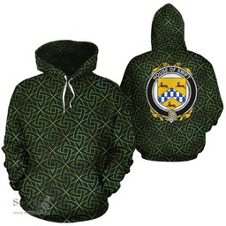 ScotsTee Shop Irish Swift Coat of Arms Family Crest Ireland Hoodie Irish Gold Symbol Hoodie