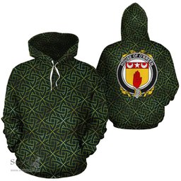 ScotsTee Shop Irish O'Breen Coat of Arms Family Crest Ireland Hoodie Irish Gold Symbol Hoodie