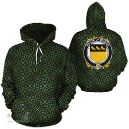ScotsTee Shop Irish Wogan Coat of Arms Family Crest Ireland Hoodie Irish Gold Symbol Hoodie