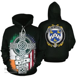 ScotsTee Shop Irish Archdall Coat of Arms Family Crest Ireland Hoodie Erin Go Bragh Hoodie