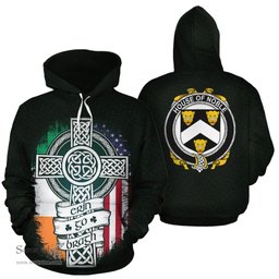 ScotsTee Shop Irish Noble Coat of Arms Family Crest Ireland Hoodie Erin Go Bragh Hoodie