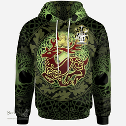 ScotsTee Shop Irish McNally Coat of Arms Family Crest Ireland Hoodie The God of The Forest Hoodie