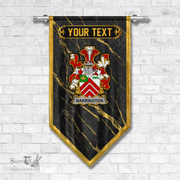 ScotsTee Shop Irish Barrington Coat of Arms Irish Family Crest Irish Gonfalon
