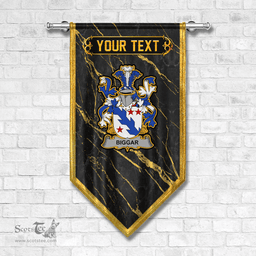 ScotsTee Shop Irish Biggar Coat of Arms Irish Family Crest Irish Gonfalon