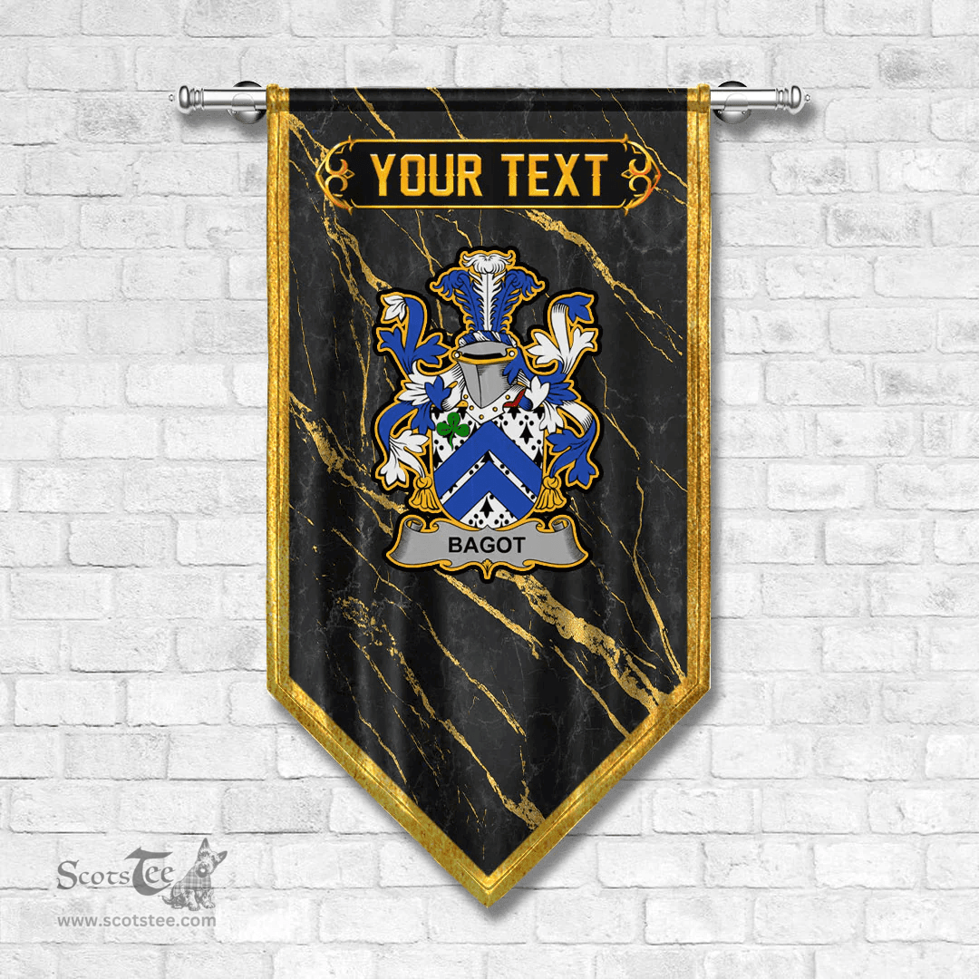 ScotsTee Shop Irish Bagot Coat of Arms Irish Family Crest Irish Gonfalon