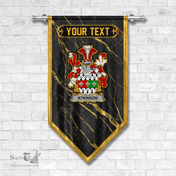 ScotsTee Shop Irish Atkinson Coat of Arms Irish Family Crest Irish Gonfalon