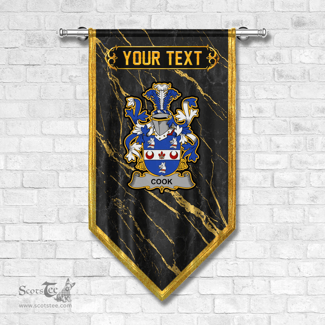 ScotsTee Shop Irish Cook Coat of Arms Irish Family Crest Irish Gonfalon