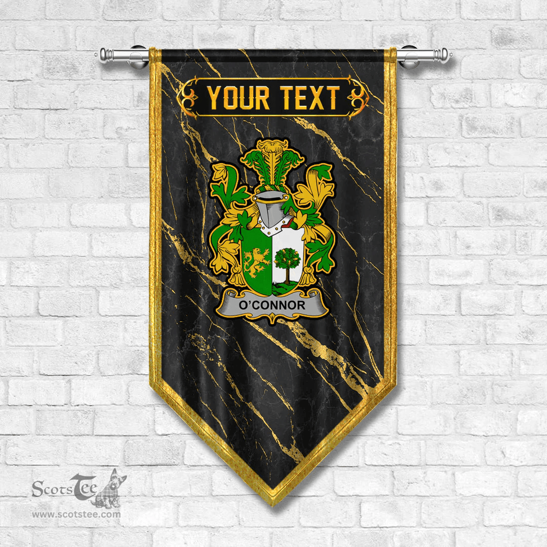 ScotsTee Shop Irish Connor or O Connor Sligo Coat of Arms Irish Family Crest Irish Gonfalon