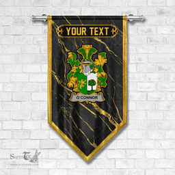ScotsTee Shop Irish Connor or O Connor Sligo Coat of Arms Irish Family Crest Irish Gonfalon