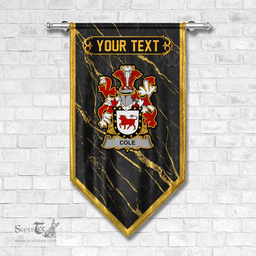 ScotsTee Shop Irish Cole Coat of Arms Irish Family Crest Irish Gonfalon