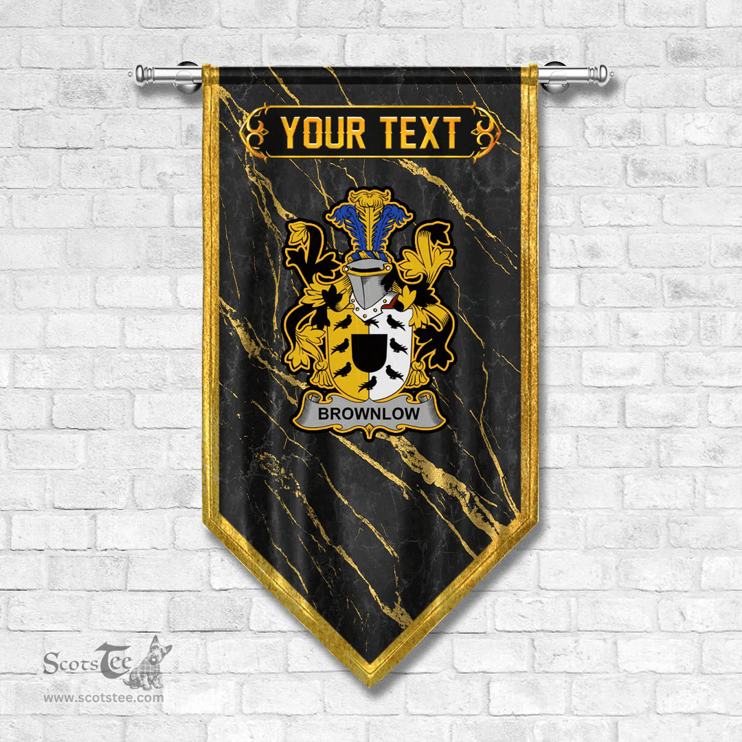 ScotsTee Shop Irish Brownlow Coat of Arms Irish Family Crest Irish Gonfalon