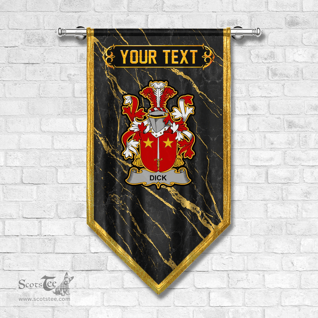 ScotsTee Shop Irish Dick Coat of Arms Irish Family Crest Irish Gonfalon