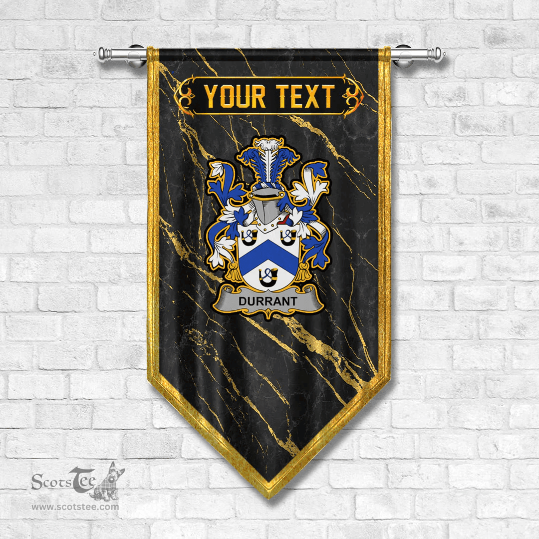 ScotsTee Shop Irish Durrant Coat of Arms Irish Family Crest Irish Gonfalon