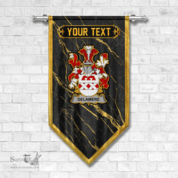 ScotsTee Shop Irish Delamere Coat of Arms Irish Family Crest Irish Gonfalon